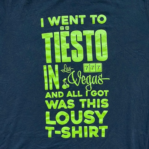 TIESTO Ayu Las Vegas Dayclub Promo Tee / size Large - Picture 1 of 5